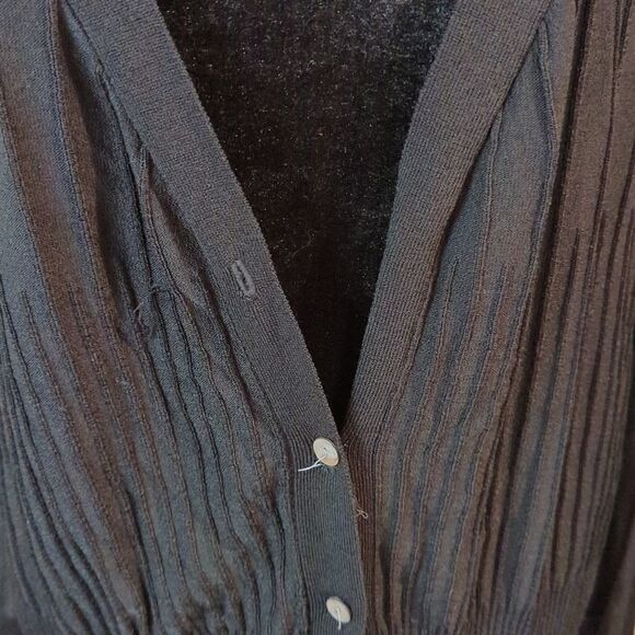 XL LIGHTWEIGHT cardigan Evan picone missing top button - Picture 2 of 5